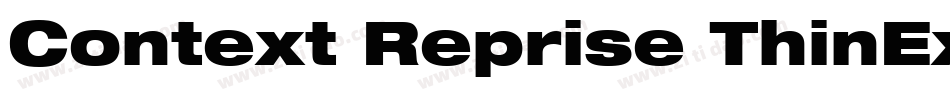 Context Reprise ThinExp SSi Normal字体转换